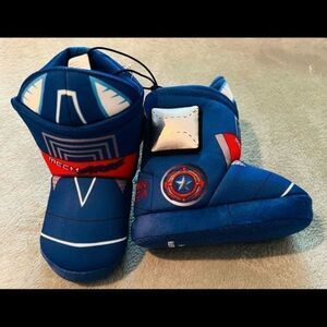 Boys boot style slippers - captain america